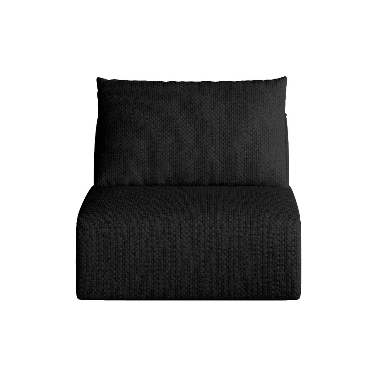SOFAELEMENT DE-34711 1‑Sitzer‑Modul Schwarz - Schwarz, Textil (90/85/70cm) - ComfortXL