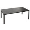 ALU-ESSTISCH rechteck Anthrazit - Anthrazit, Metall (80/180/73cm) - MCW