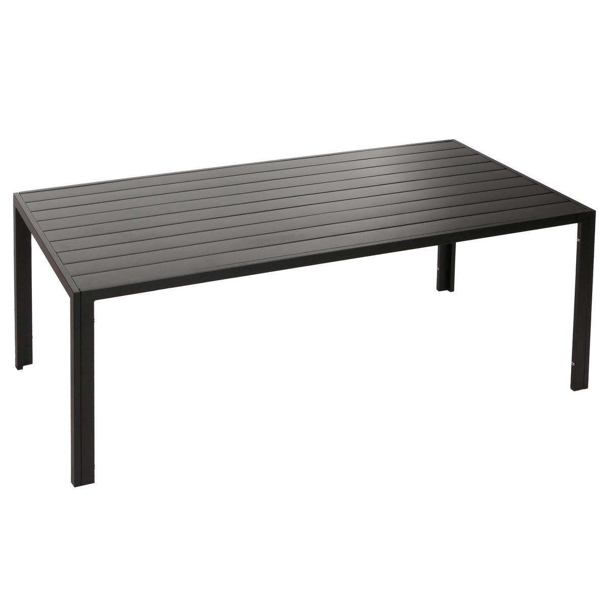 ALU-ESSTISCH rechteck Anthrazit - Anthrazit, Metall (80/180/73cm) - MCW
