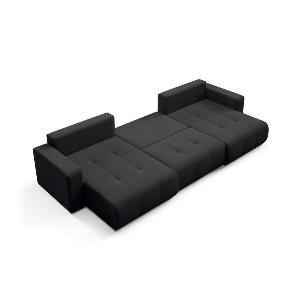 Thumbnail - Fun Möbel Wohnlandschaft, Schwarz, Textil, U-Form, 344x82x149 cm, Wohnzimmer, Sofas & Couches, Wohnlandschaften, Wohnlan...