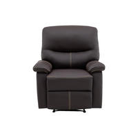 RELAXSESSEL - 1 Person - Kunstleder - Braun - - Braun, Leder (79/95/90cm) - Vente-Unique