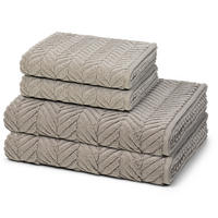 FROTTIERSET Sensual Skin Zopf 4-teilig - Braun, Textil (50/100cm) - Ross