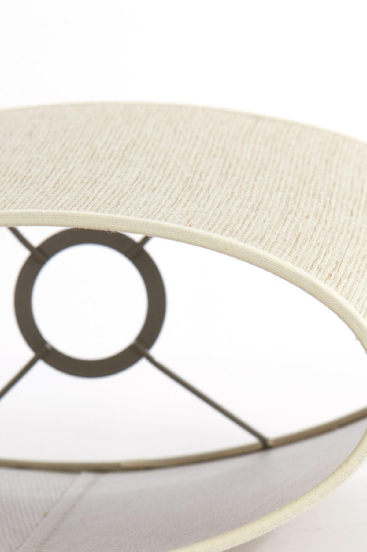 LAMPENSCHIRM Breska Weiß 40/35/39 cm - Weiß, Textil (40/35/39cm) - Light & Living