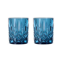 WHISKYBECHER Noblesse Vintage Vintage Blue 295 ml 2er Set - Blau, Glas (0.295L) - Nachtmann
