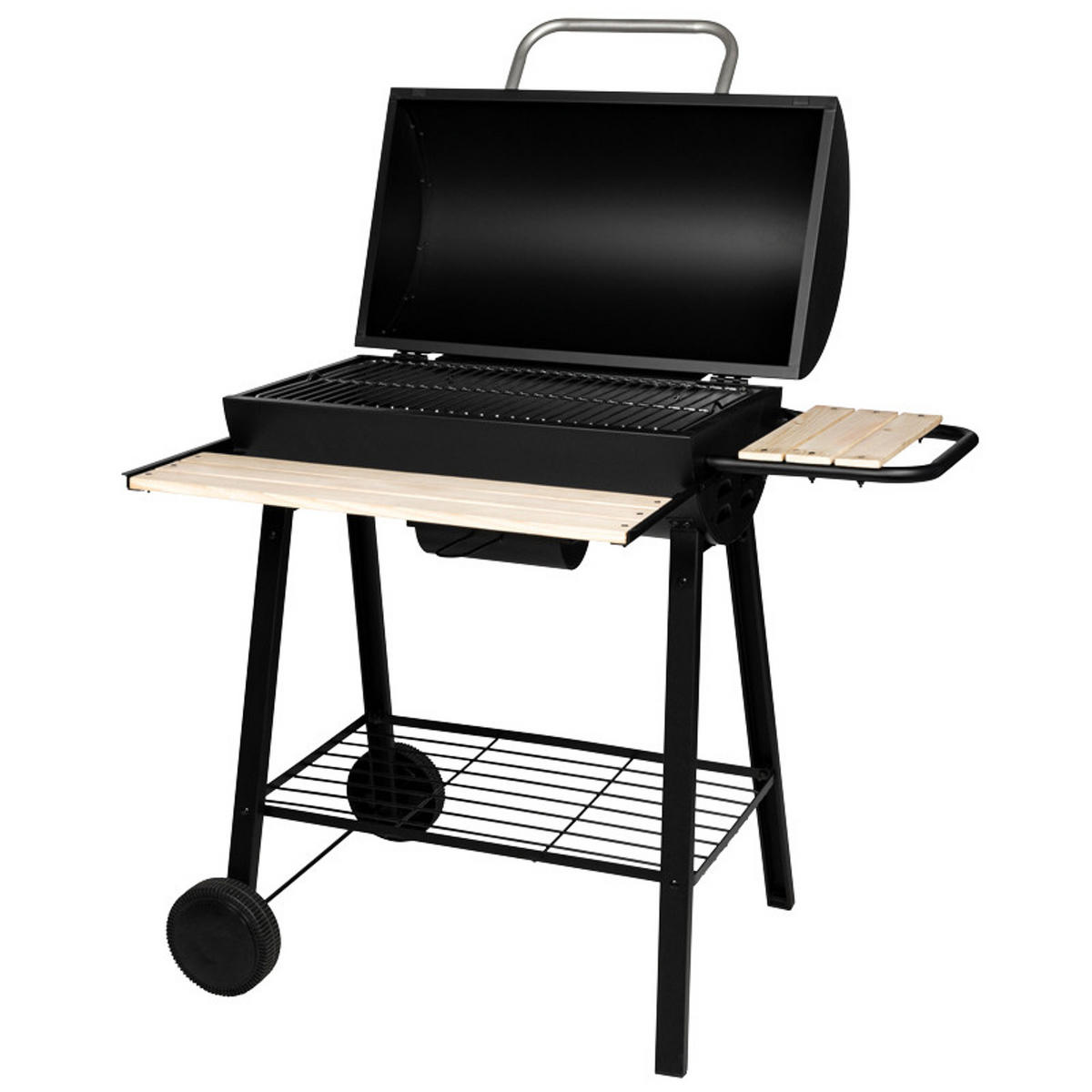 KOHLEGRILL Schwarz - Schwarz, Metall (70/91.5/92cm)