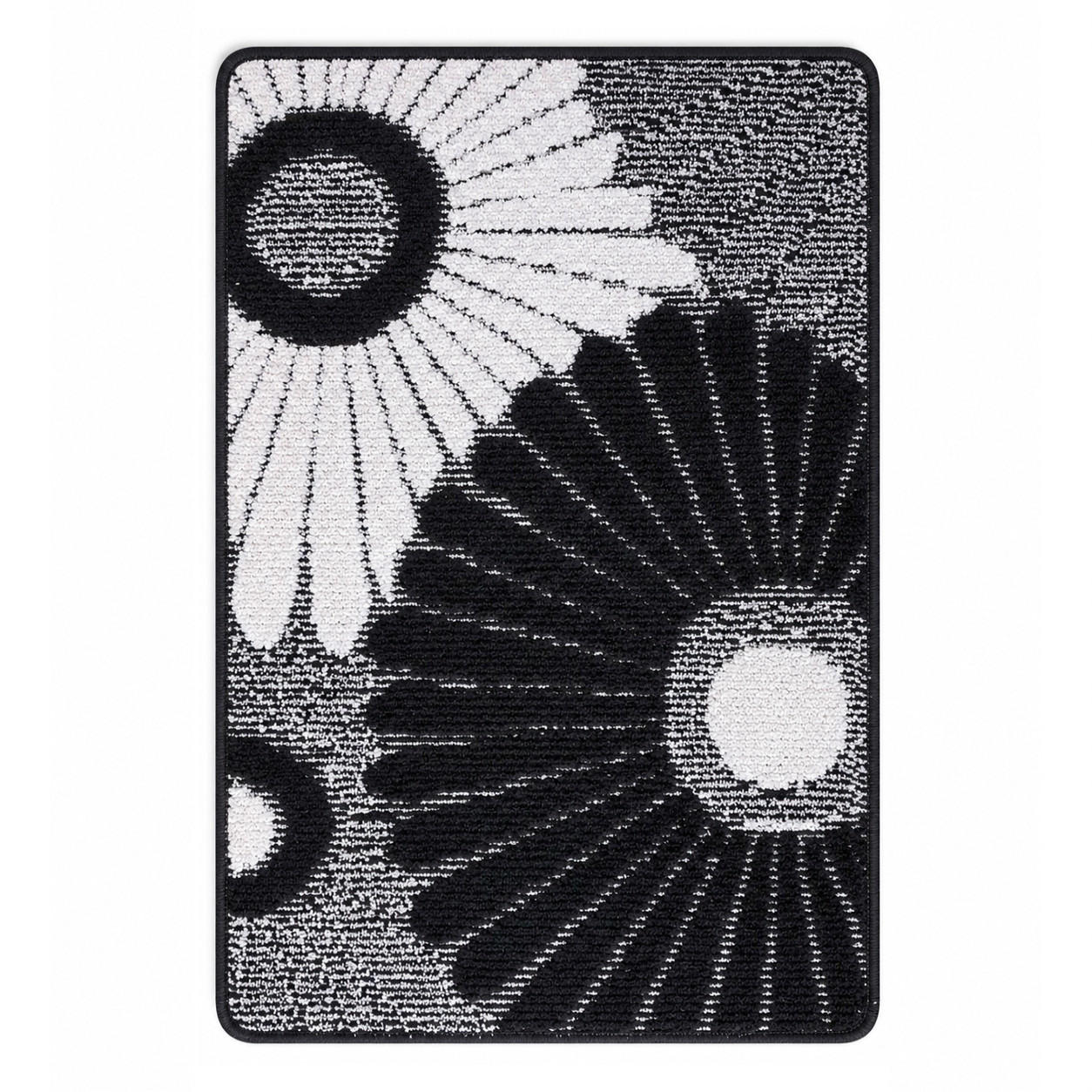 BADEMATTE 80/150cm SCHWARZ - Schwarz, Textil (80/150cm) - ROLFNERS