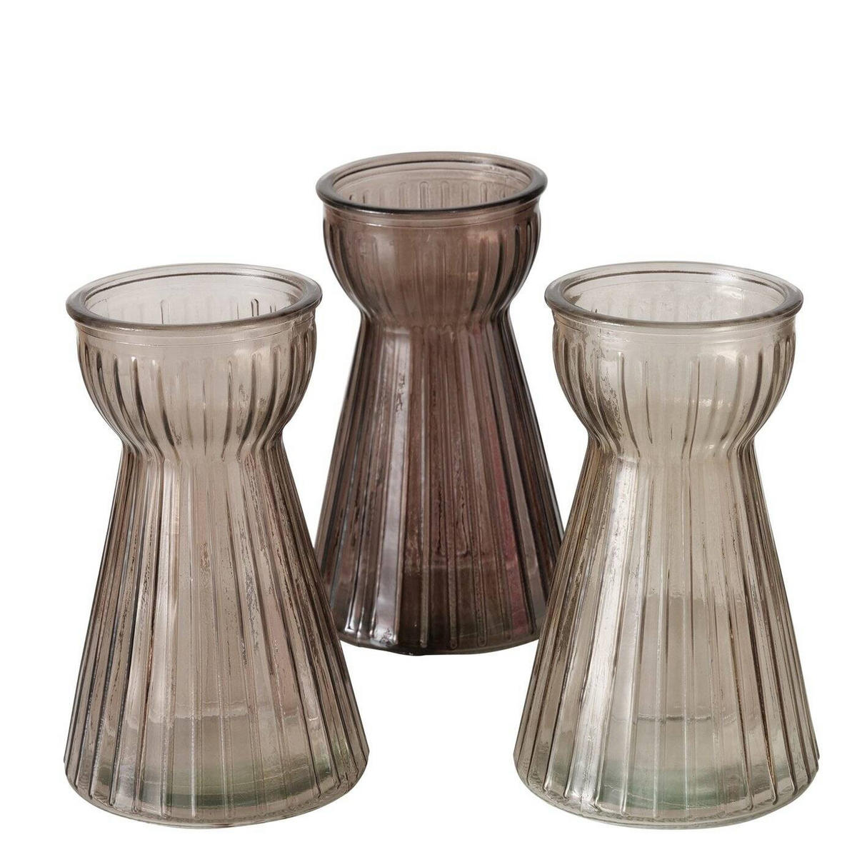 VASE Hyacintha 15 cm - Braun, Glas (15cm) - Boltze Home