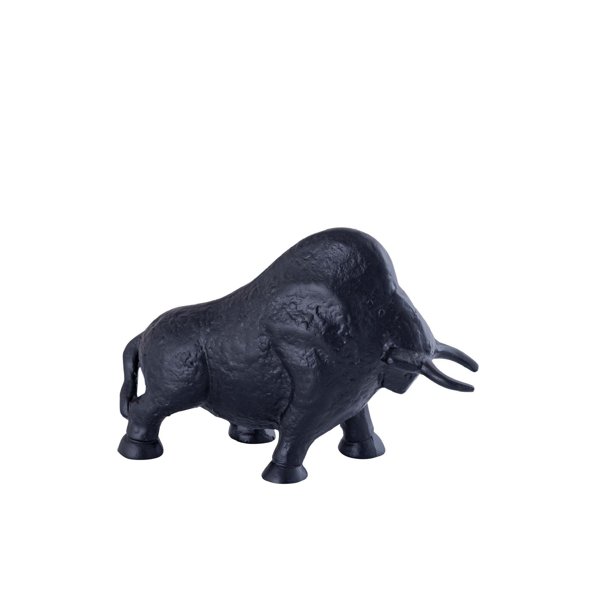 SKULPTUR Ebeny Schwarz 23/9/12cm - Schwarz, Metall (9/12/23cm) - PTMD Collection
