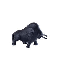 SKULPTUR Ebeny Schwarz 23/9/12cm - Schwarz, Metall (9/12/23cm) - PTMD Collection