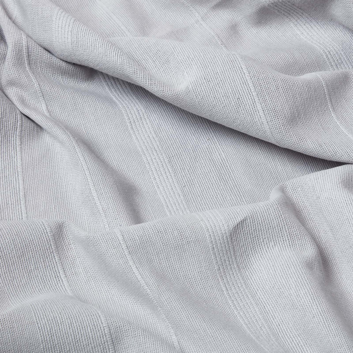WOHNDECKE Rajput 150/200 cm, 100% Baumwolle - Hellgrau, Textil (150/200cm) - Homescapes