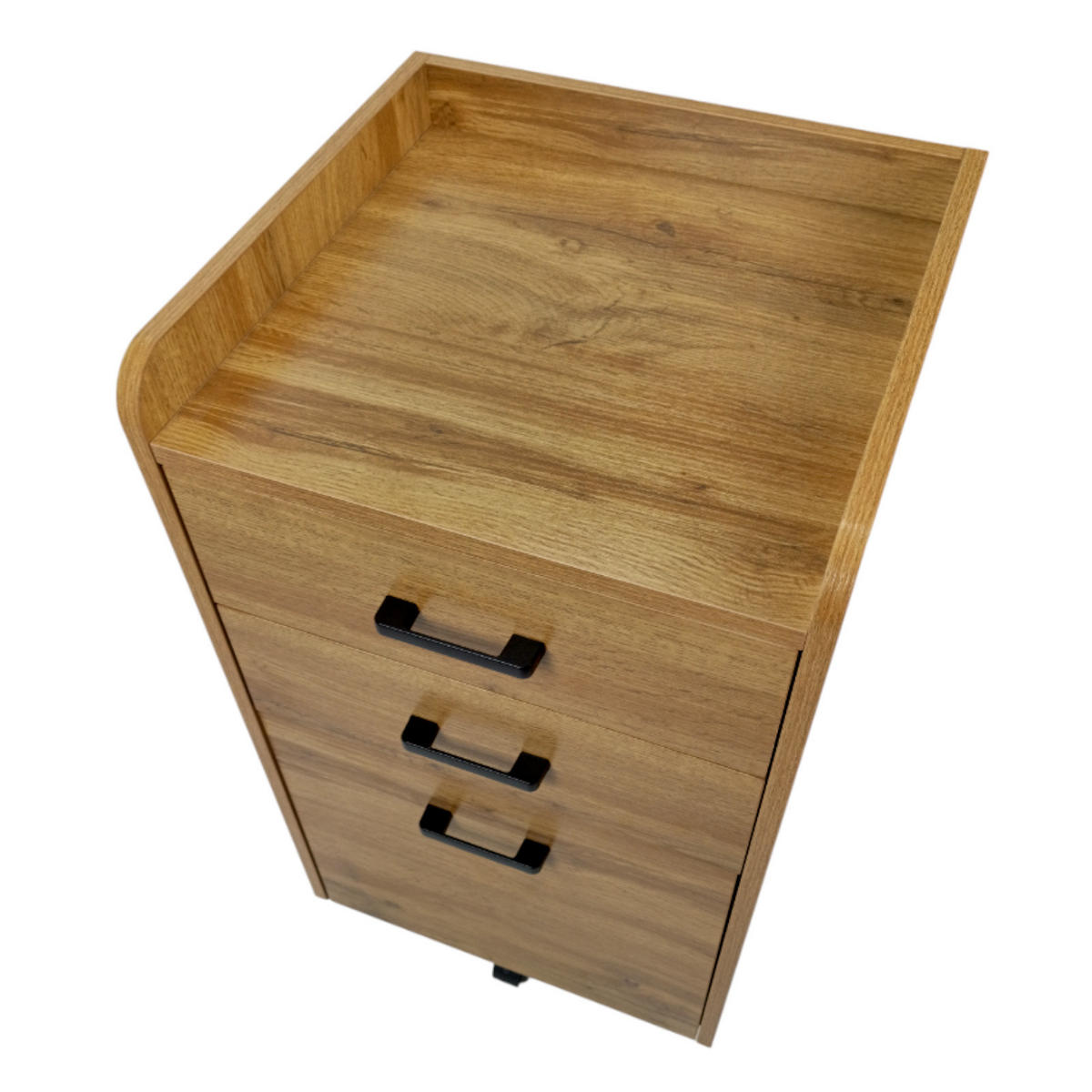 ROLLCONTAINER Holzoptik Erlefarben 3 Schubladen 42x40x72 cm - Erlefarben, Holzwerkstoff/Metall (42/72/40cm) - Begryf