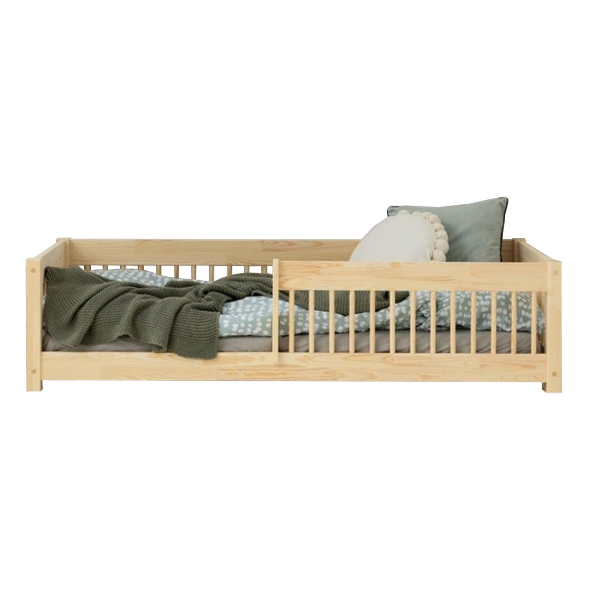 POSTEĽ 90/190 Ariette Prírodné drevo - hnedá, drevo (90/190cm) - Petits-meubles