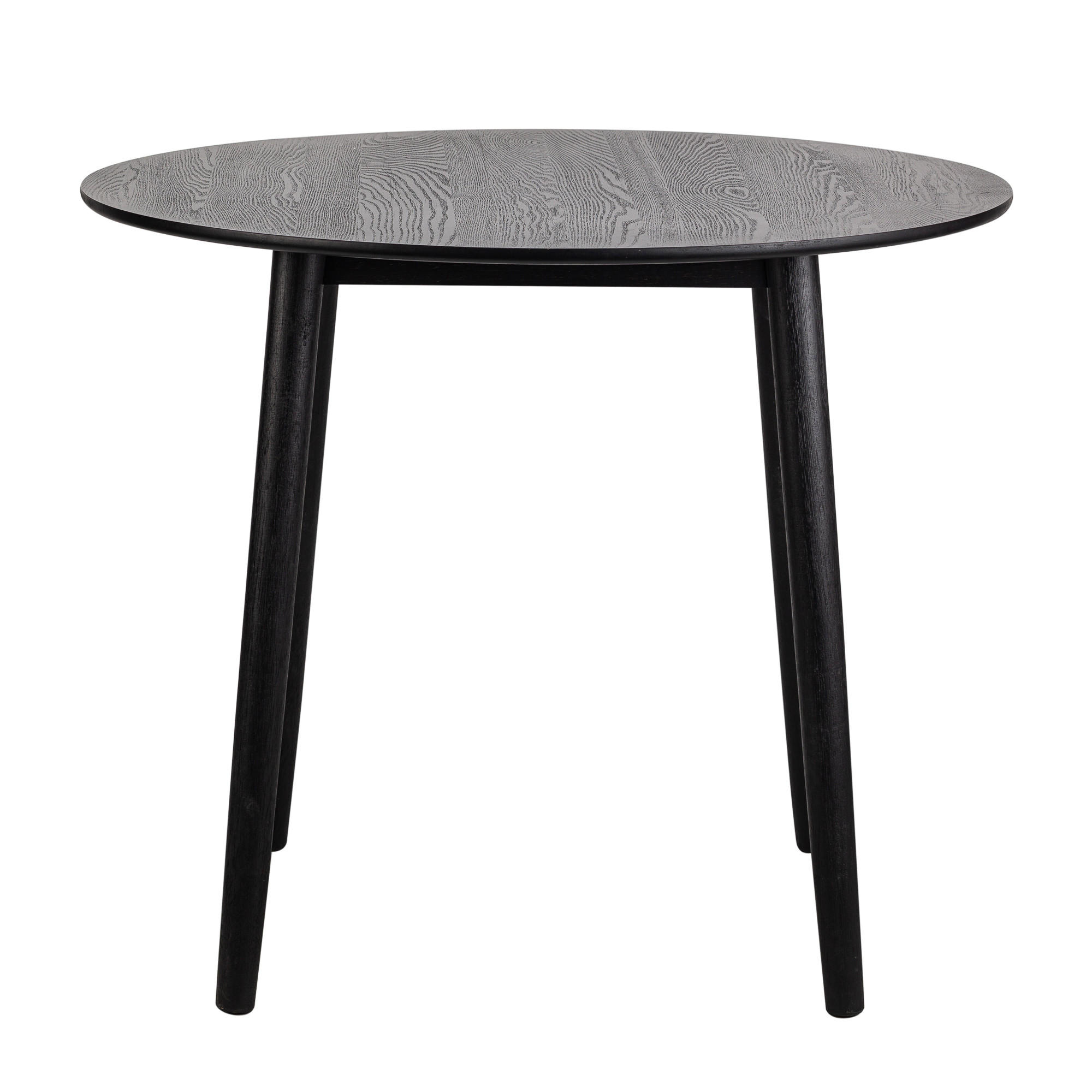 ESSTISCH Rund Schwarz 90 x 90 x 75 (cm) - Schwarz, Holz (90/90/75cm) - Nordlys