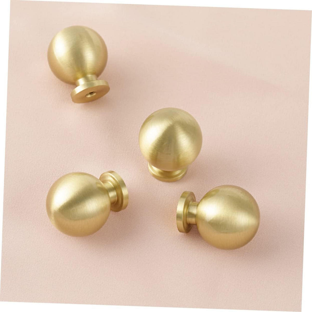 SCHRANKKNOPF Gold 3er-Set - Goldfarben, Metall (3/3/2.5cm)