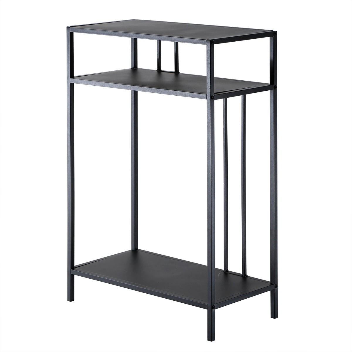 HÖGT konsolbord i svart metall, H90 cm - OLLI - Svart, Metall (35.5/30/90cm) - Calicosy