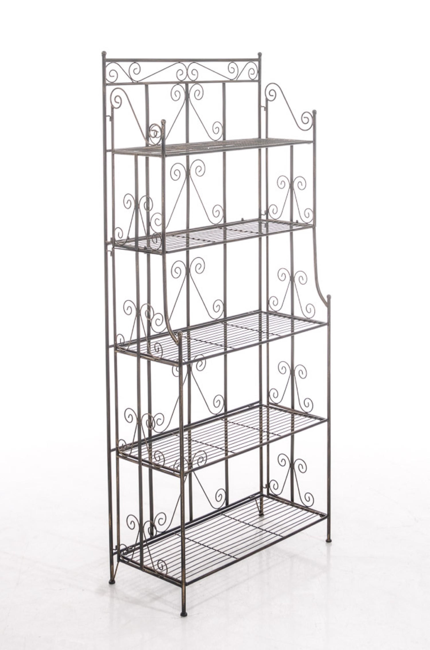 TPFGarden Standregal Dunkelbraun 74.5x173x34.5 cm