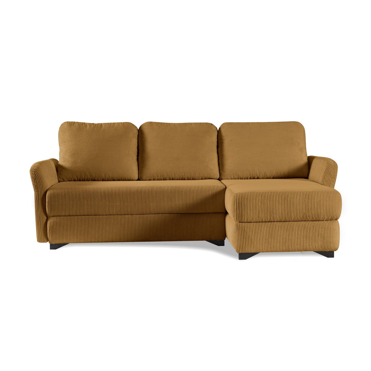 ECKSOFA Volt Gelb, universal Ecksofa mit Schlaffunktion - Gelb, Holzwerkstoff/Textil (238/155cm) - Bettso