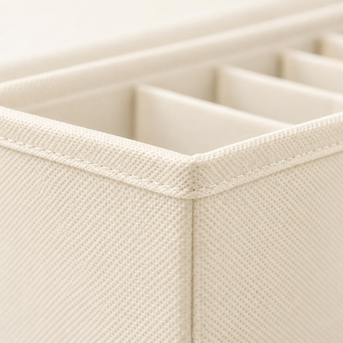 ORGANIZÉR Beige 8dílná-sada - béžová, textil/papír (17/11/40cm) - Relaxdays