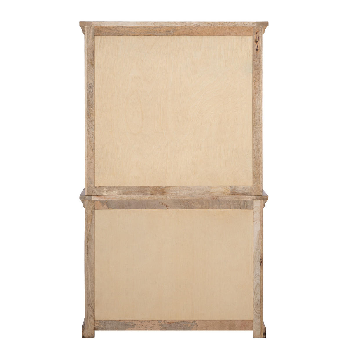 BUFFET - Mango massiv / Eisen - Naturfarben, Holzwerkstoff (120/200/40cm) - home24