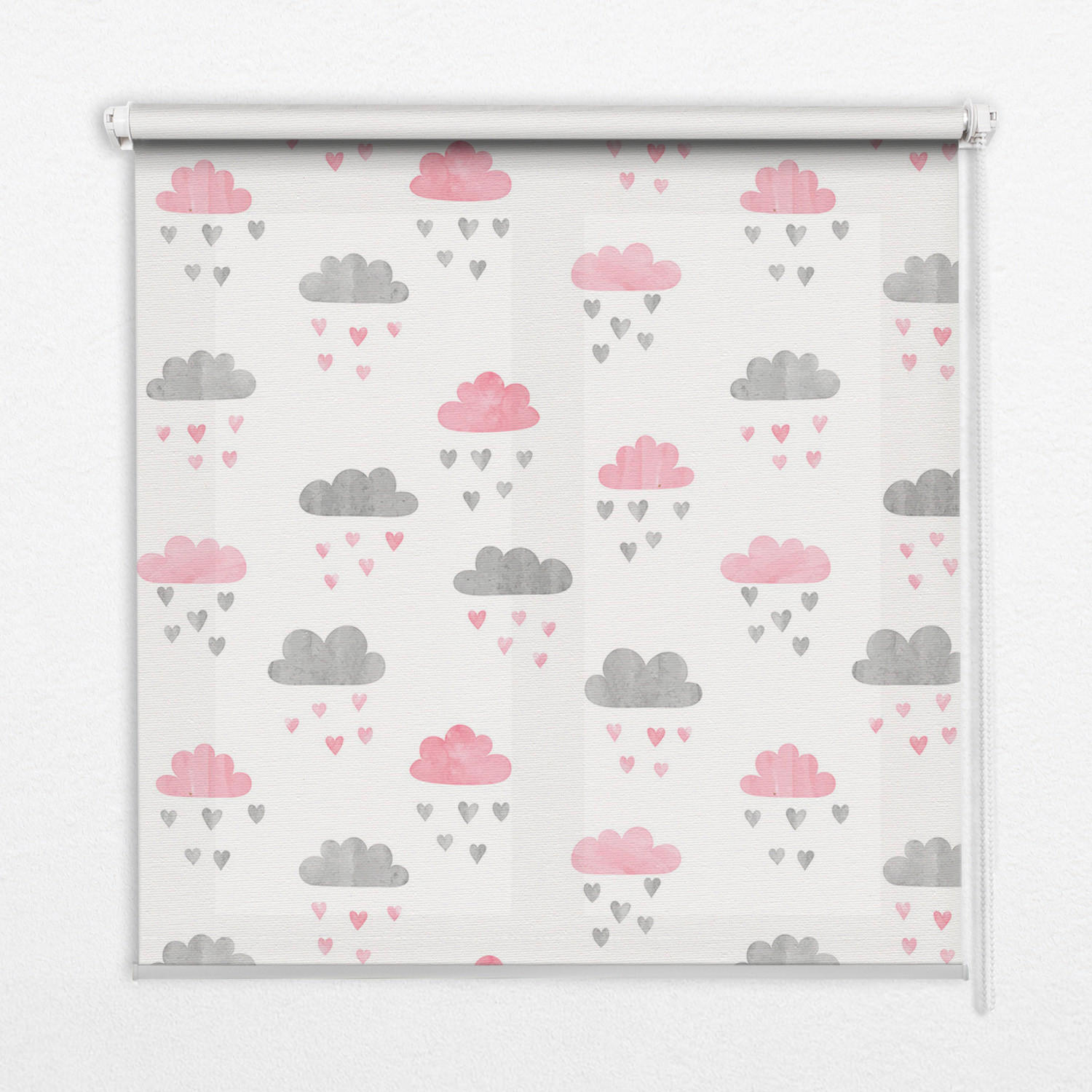 TULUP VNITŘNÍ roleta - okenní roleta - roleta - 150x140 cm - Růžové a šedé mraky