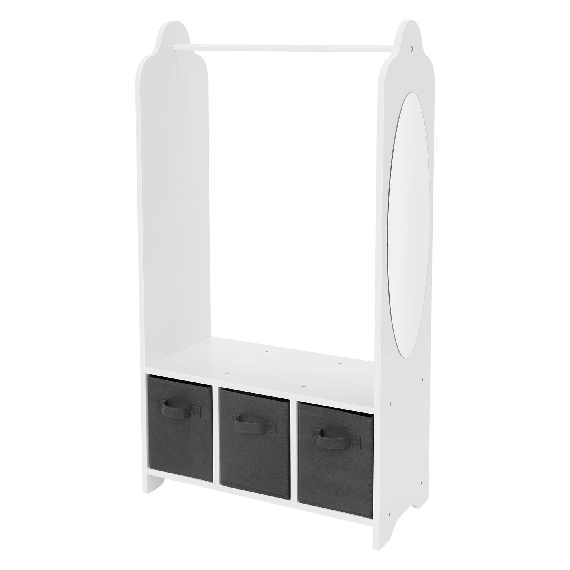 KINDERGARDEROBE - Weiß, Holzwerkstoff (30/115/63cm) - Joyz