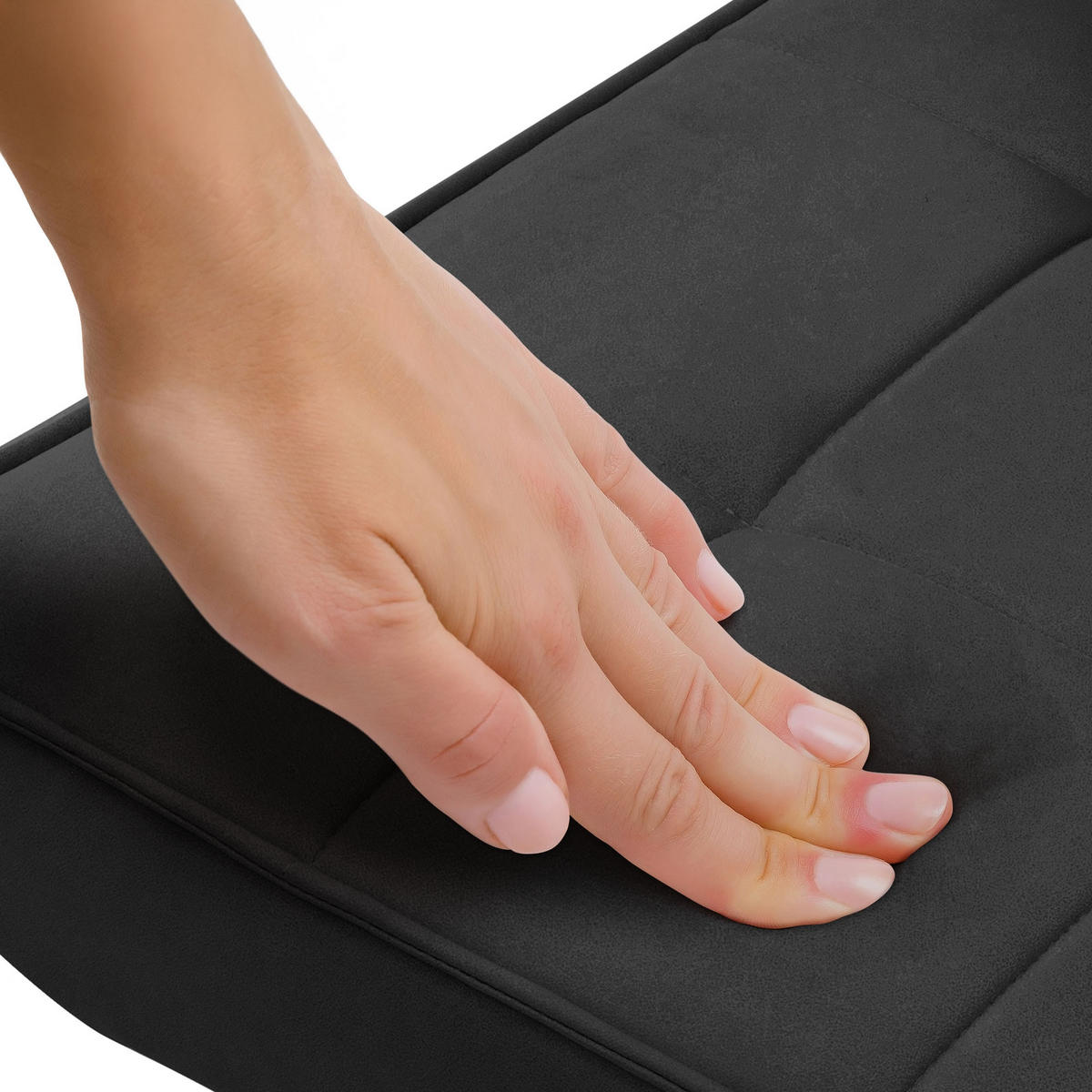 RELAXSESSEL Schwarz - Schwarz, Metall (97/100/79cm) - ML-DESIGN