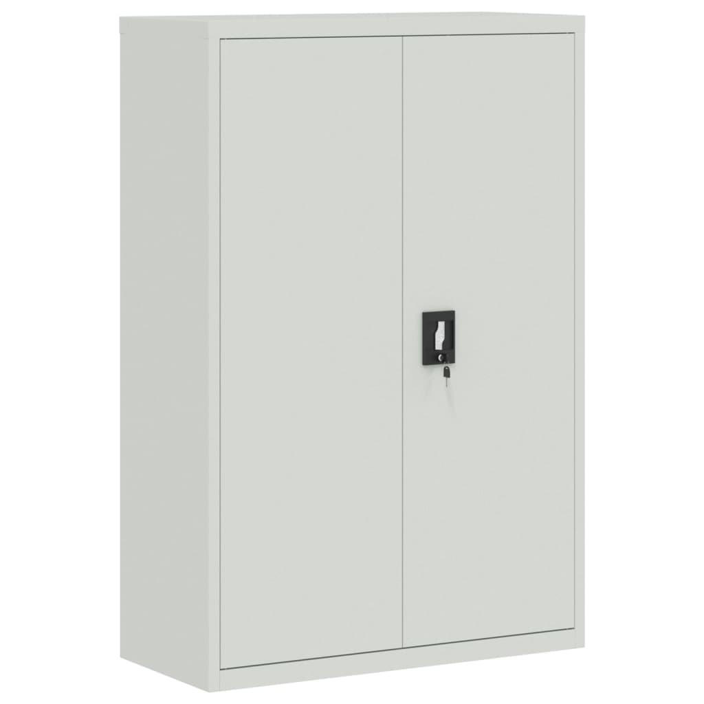 vidaXL Aktenschrank Grau 90x140x40 cm