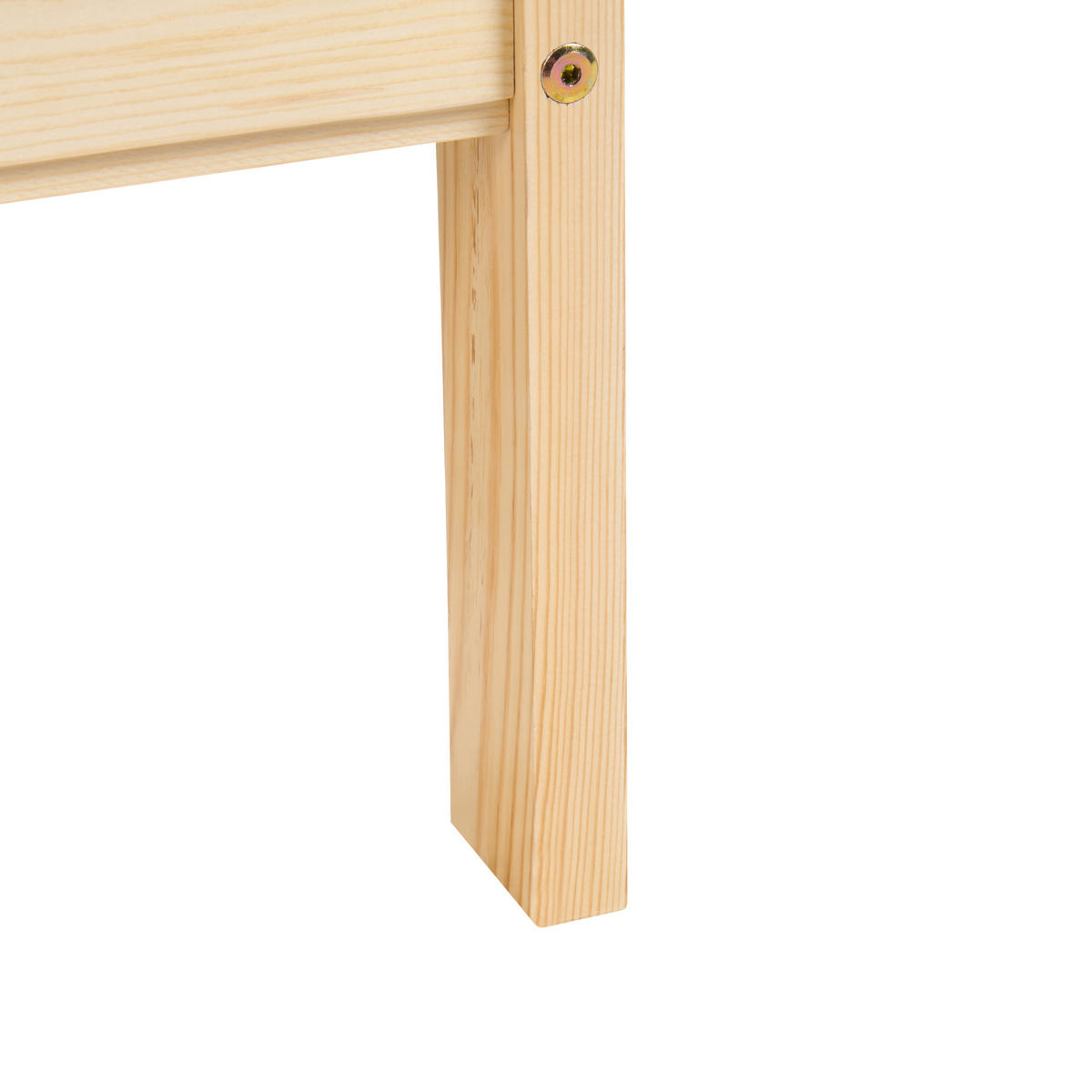 BETT mit Lattenrost 90/200 Kiefernholz Hellbraun Madone - Hellbraun/Braun, Holz (90/200cm) - Beliani