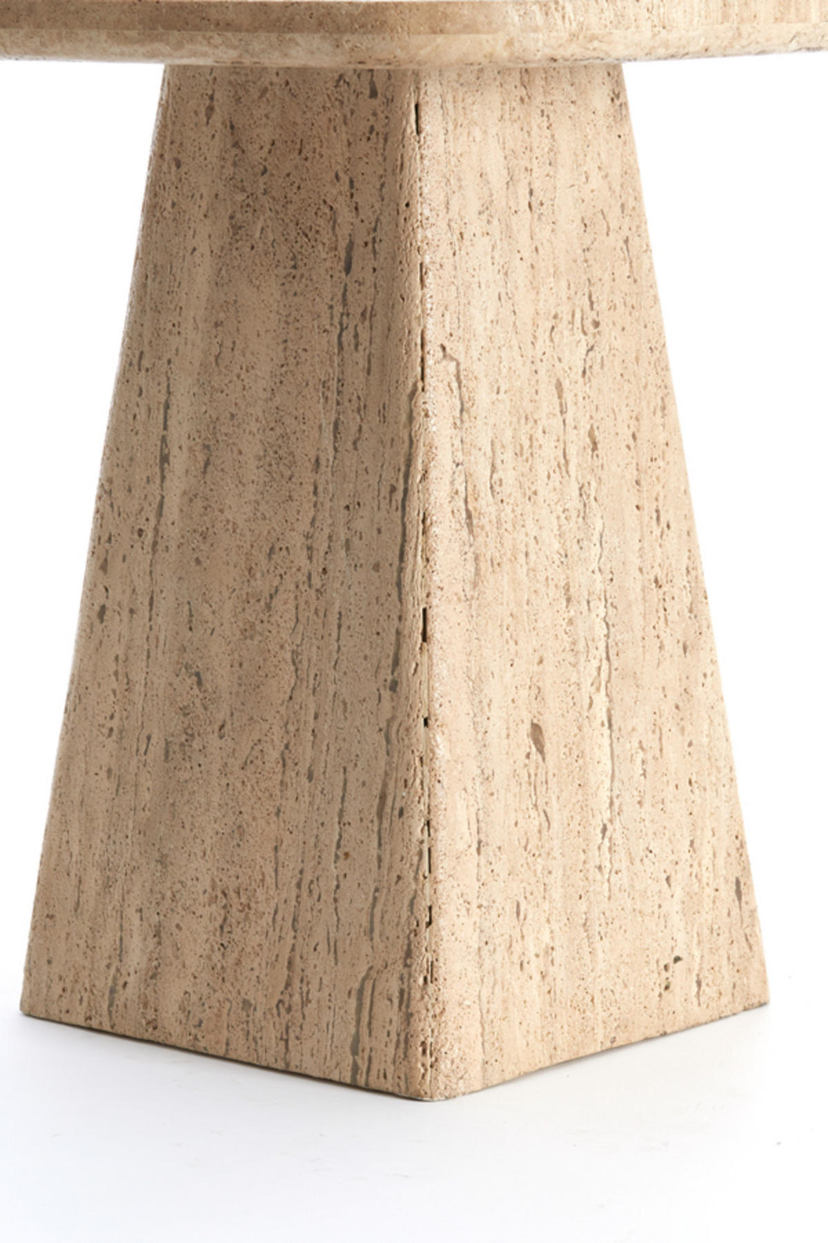 BEISTELLTISCH Kepami Braun 40/40/49 cm - Braun, Stein (40/40/49cm) - Light & Living