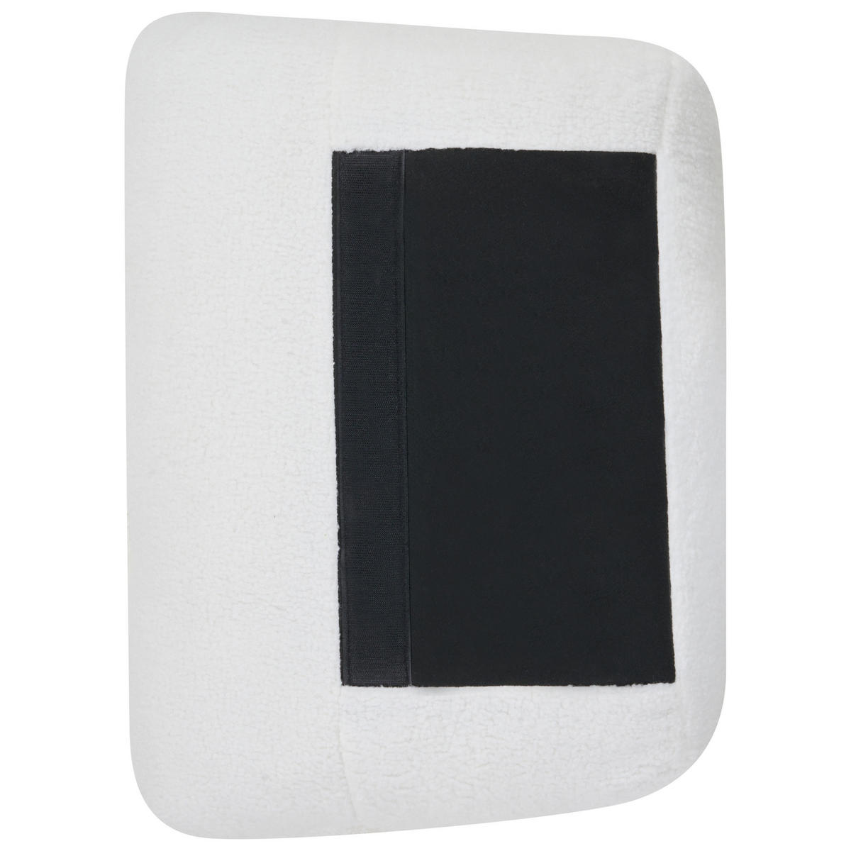 SESSEL Bouclé Weiß Trosa - Goldfarben/Weiß, Textil (100/88/86cm) - Beliani