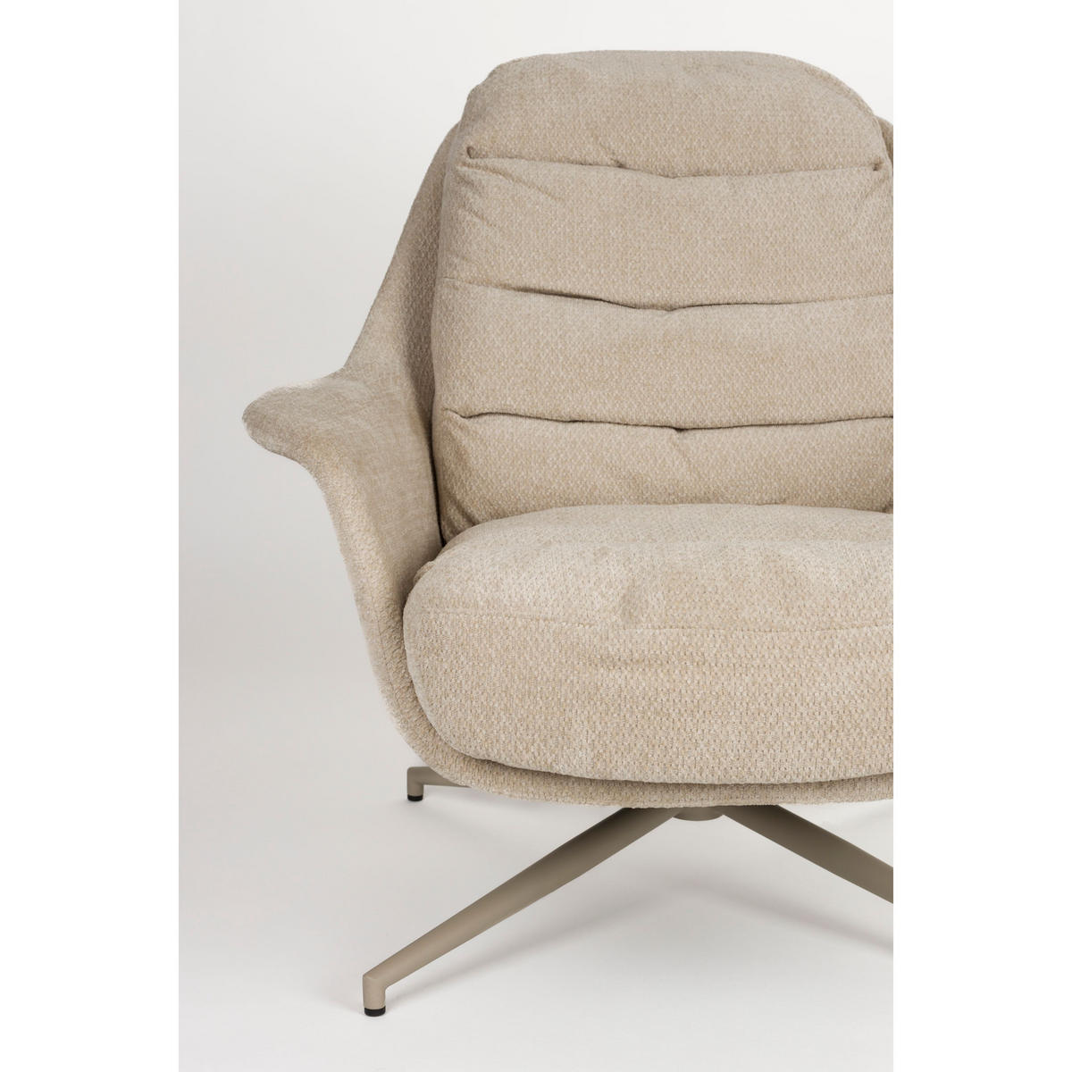 SESSEL Philly - Beige, Holzwerkstoff (87/86/66cm) - Zuiver