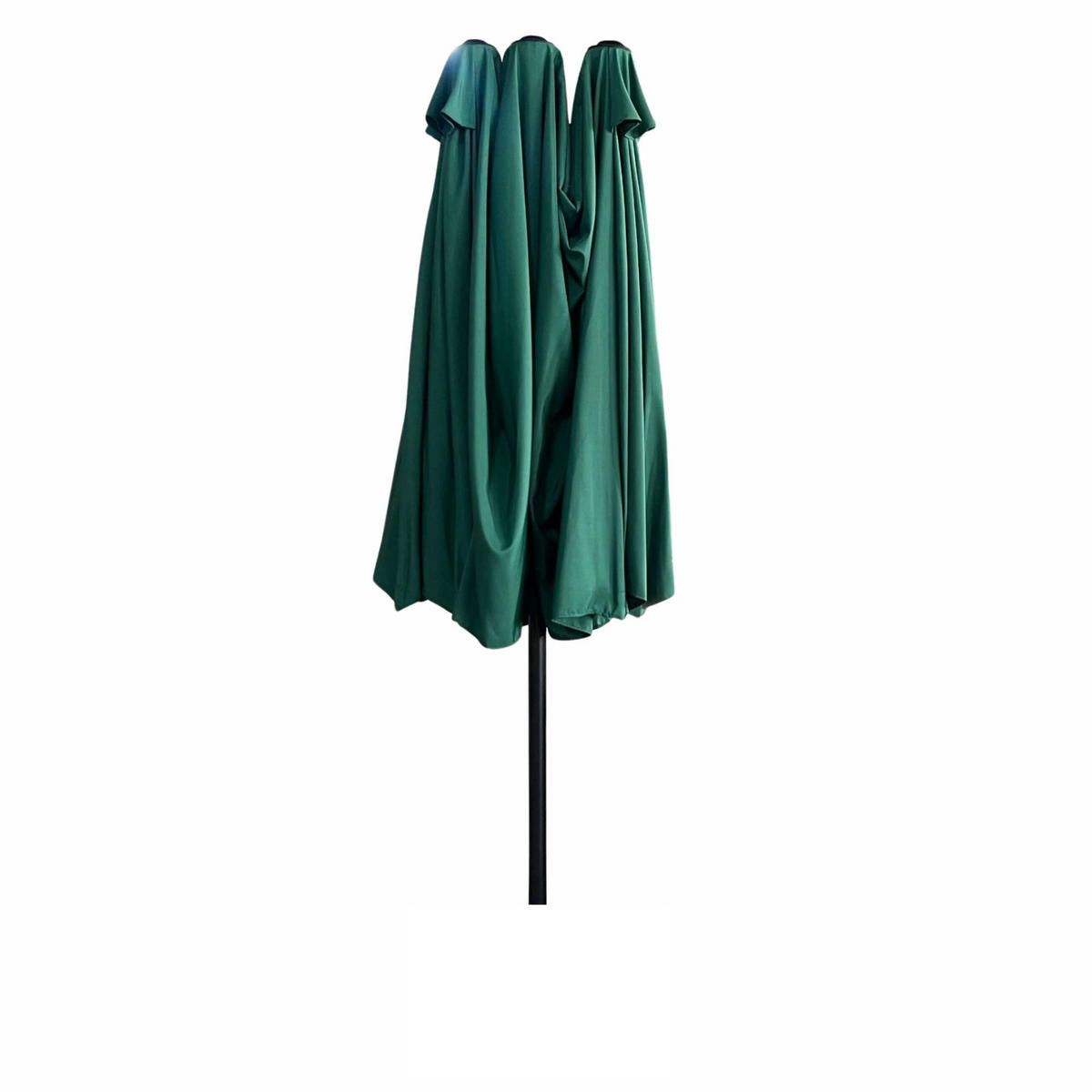 SONNENSCHRIM Grün 245/460 cm - Schwarz/Grün, Metall (460/270cm) - Akord