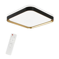 LED-DECKENLEUCHTE Zara 30/30/6 cm - Schwarz, Kunststoff (30/30/6cm) - Nettlife