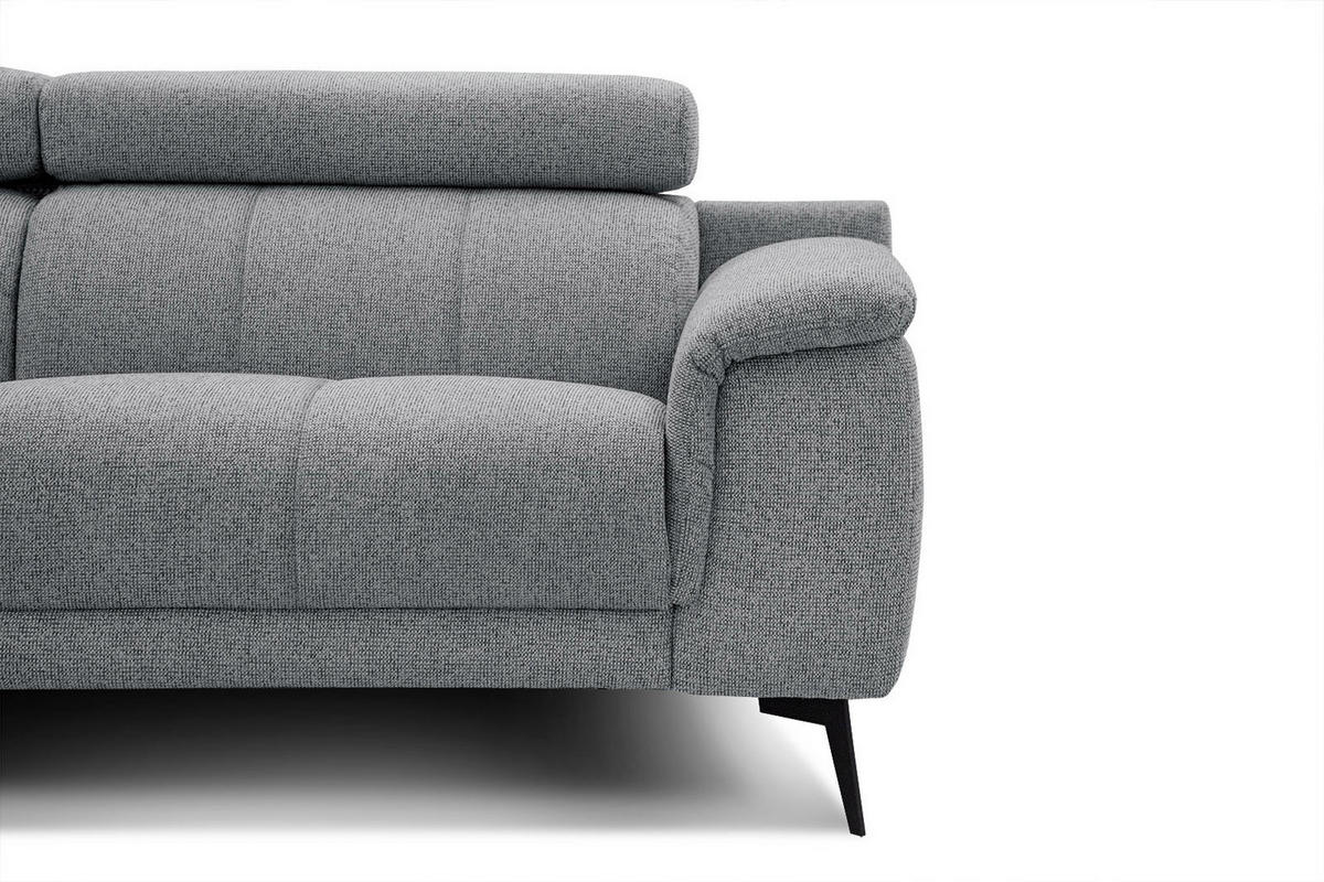 ECKSOFA FIERO 5-Sitzer, olivgrün - Schwarz/Olivgrün, Holzwerkstoff/Textil (158/269cm) - Courtois Laville