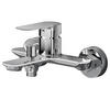DUSCHARMATUR Chrom 21,2/18,3 cm - Chromfarben, Metall (18/11/21cm) - EMKE