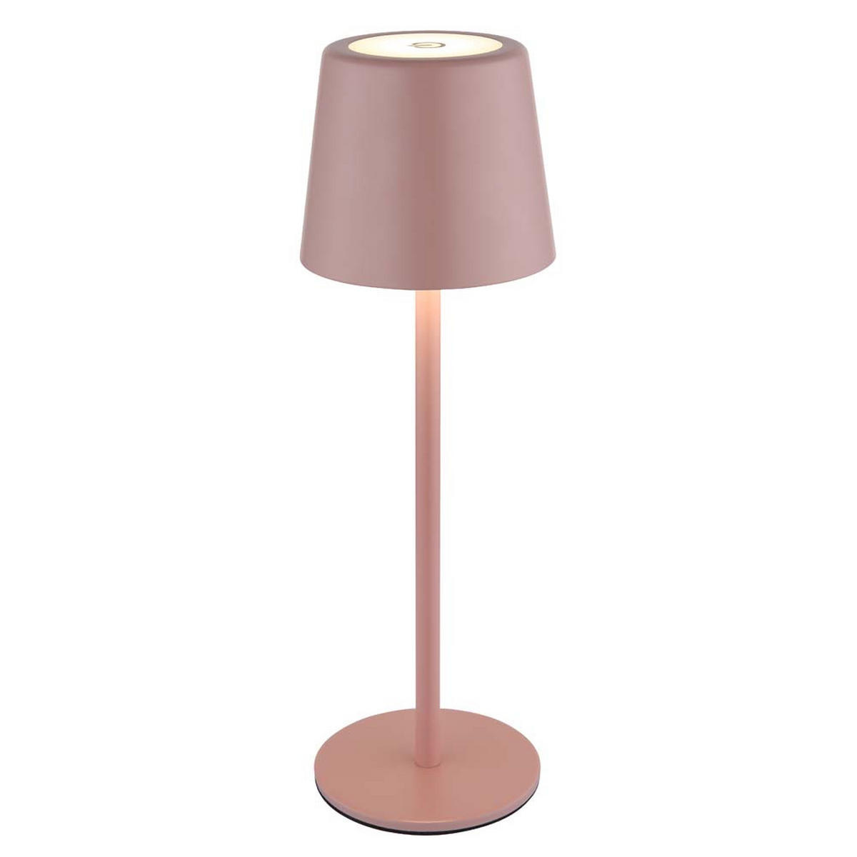 LED TISCHLEUCHTE Metall Rosa - Rosa, Metall (8.5/8.5/28cm) - Globo Lighting