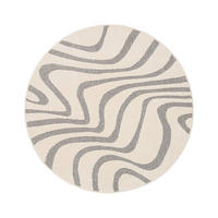 TEPPICH Ethnostil, geschnitzt grau - Grau, Textil (160/160cm) - AFK Living