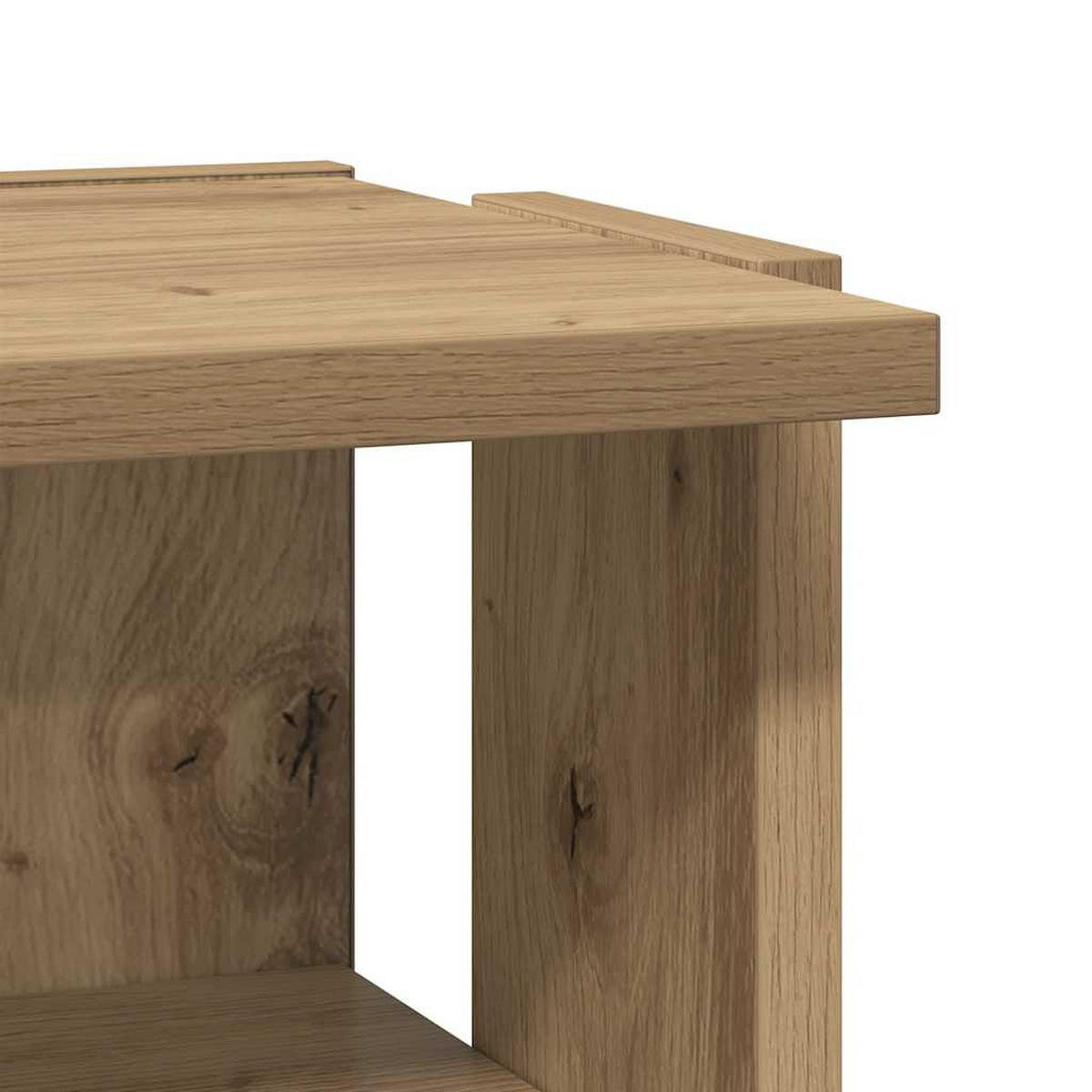 SCHUHSCHRANK Artisan-Eiche 28/27/102 Cm Holzwerkstoff - Braun, Holzwerkstoff (27/102/28cm) - vidaXL