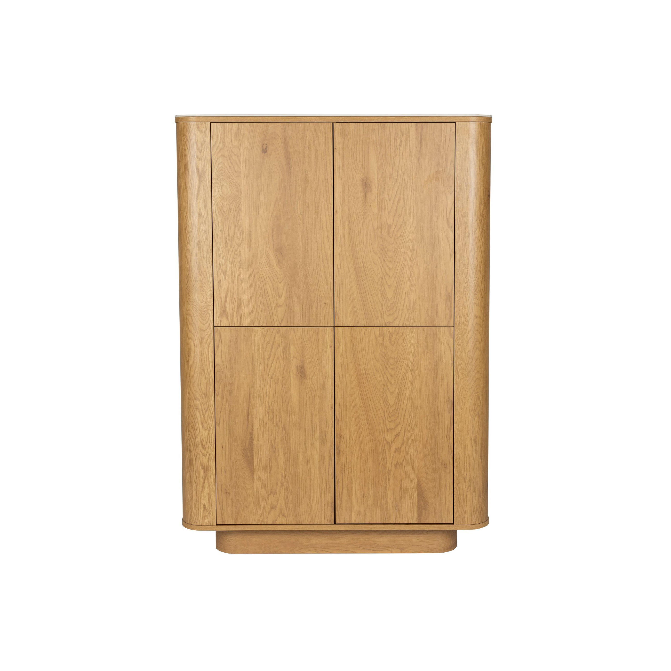 AUFBEWAHRUNGSSCHRANK Almira Marmoroptik Natural - Naturfarben, Holzwerkstoff (100/140/40cm) - Housecraft Living