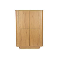 AUFBEWAHRUNGSSCHRANK Almira Marmoroptik Natural - Naturfarben, Holzwerkstoff (100/140/40cm) - Housecraft Living