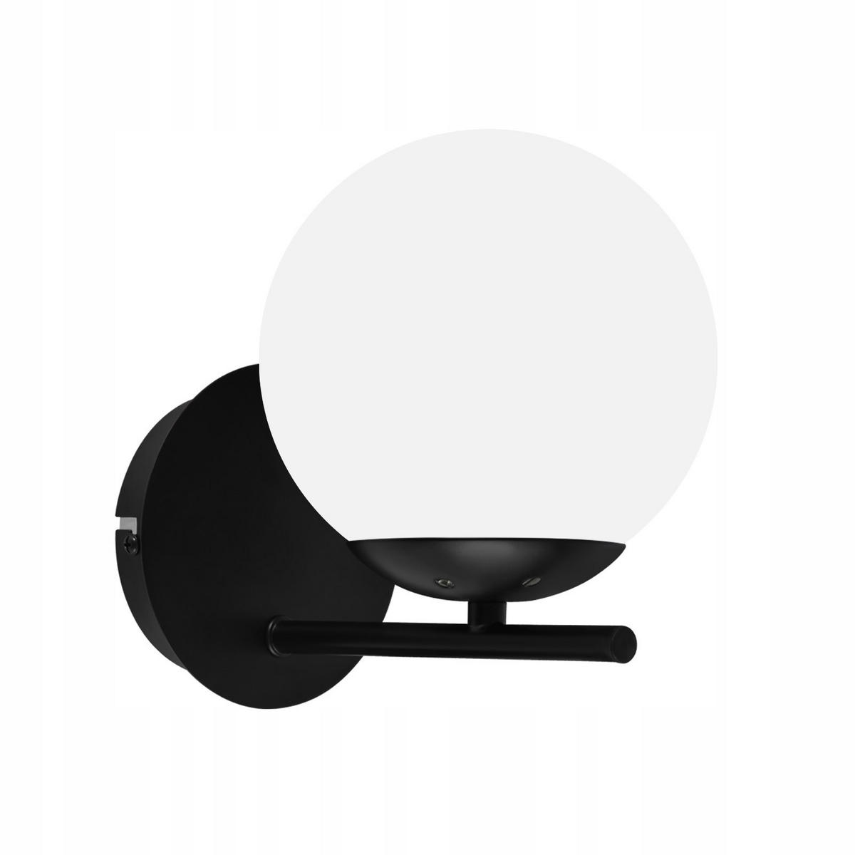 WANDLEUCHTE Quelle - Schwarz, Metall (12/20/20cm) - Nettlife
