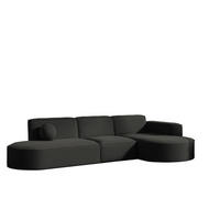 ECKSOFA Sunday - Anthrazit, Holzwerkstoff (296/78/165cm) - Fun Möbel