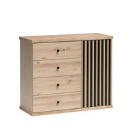KOMMODE CALI C-5 - Eiche Artisan, Holzwerkstoff (102/85/41cm) - Meblini