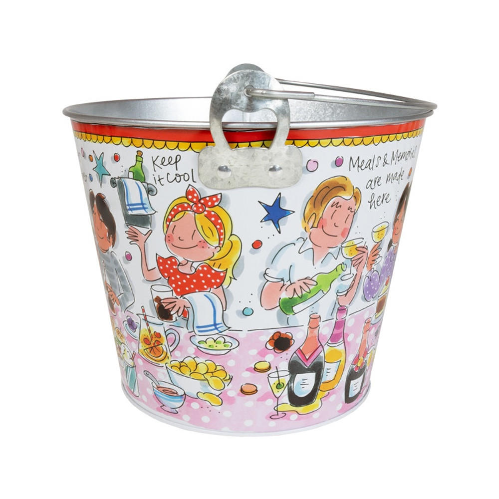 DOSEN Eiskübel Bleib cool in Bunt - 24 x 21,5cm - Multicolor, Metall (24/21.4cm) - Blond Amsterdam