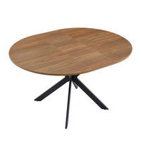 ESSTISCH ausziehbar 3‑Fuß rund/oval DE-40067 Nussbaum - Walnussfarben, Holzwerkstoff (137/137/76cm) - ComfortXL