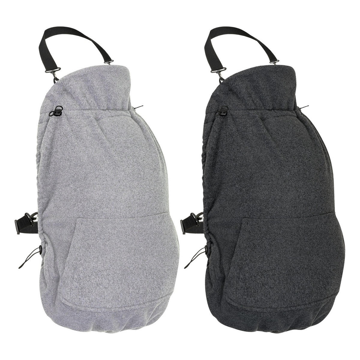 TRAGECOVER Fleece-Cover Basic - Grau, Textil (1/0.5/30cm) - Hoppediz