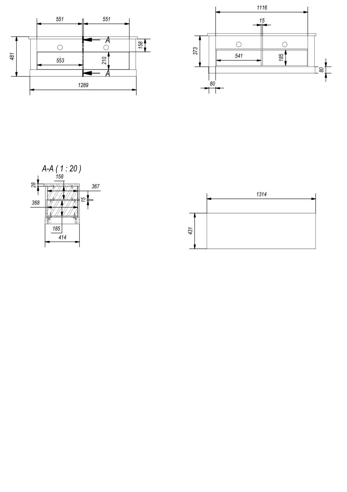 TV-LOWBOARD C14 Light Gray & Artisan Eiche 132/48/44 cm Landhaus - Grau, Holzwerkstoff (132/48/44cm) - Livojo