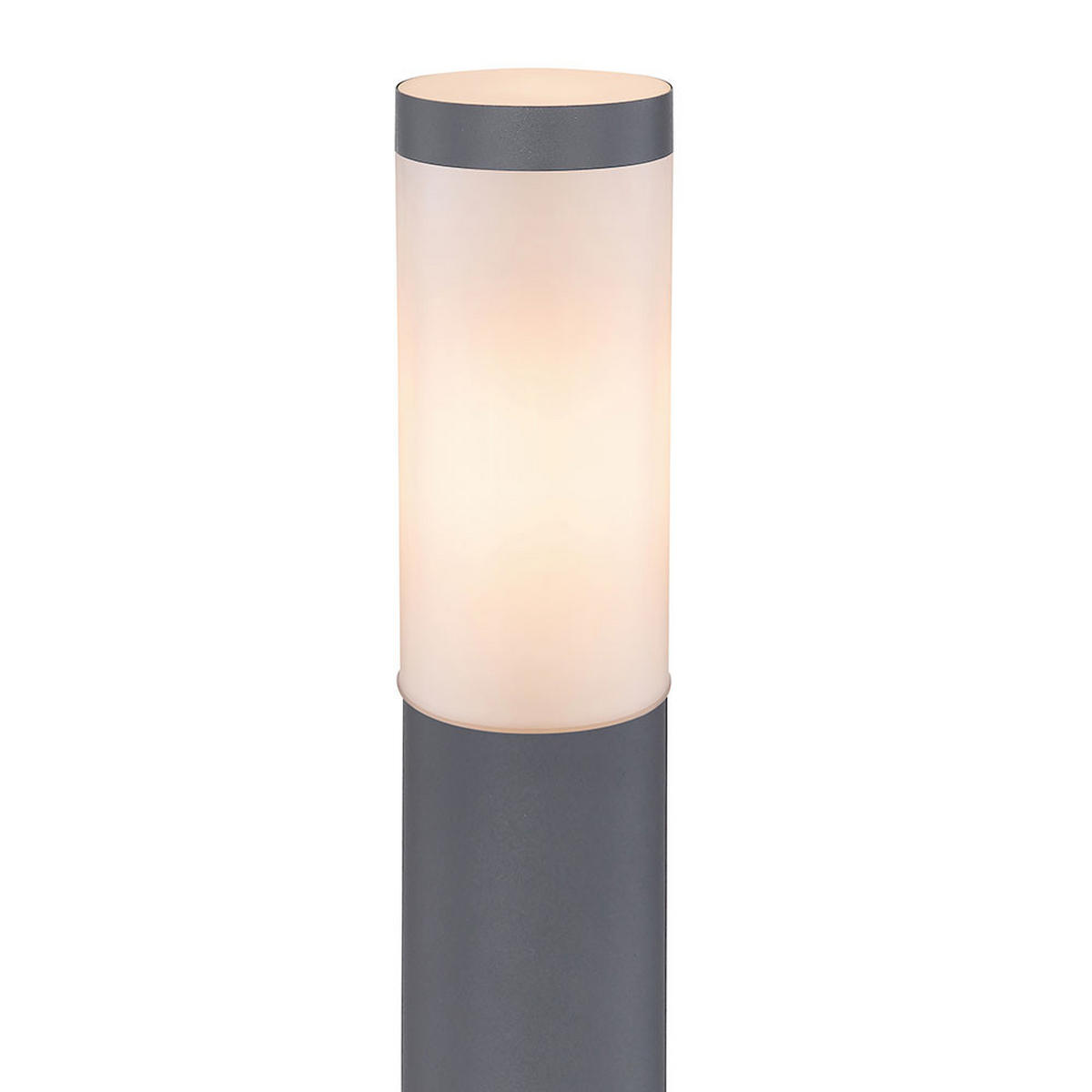 LED STEHLEUCHTE Edelstahl Anthrazit 2er Set - Anthrazit, Metall (12.7/12.7/110cm) - Globo Lighting