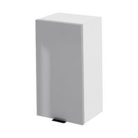 OBERSCHRANK – 40 cm – W40 – Lunara – Grau Hochglanz - Grau, Holzwerkstoff (40/72/30cm) - hi-markt