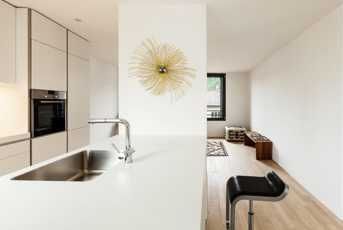 WANDDEKO Gold 80/65 cm - Goldfarben, Metall (2.46/65/11cm) - KUNSTLOFT